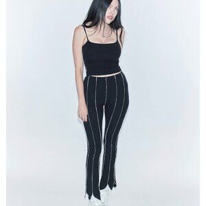 Fashion Brand Company - Dead Leaf Tencel Rib Pants Regular